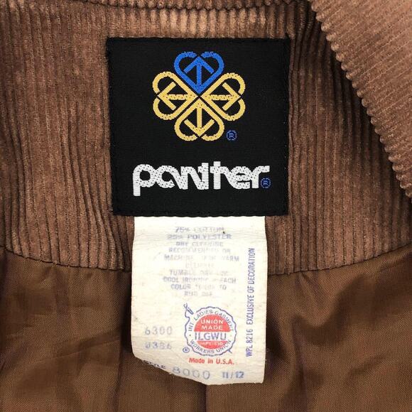 70s tan corduroy blazer 1970s vintage - Picture 3 of 4